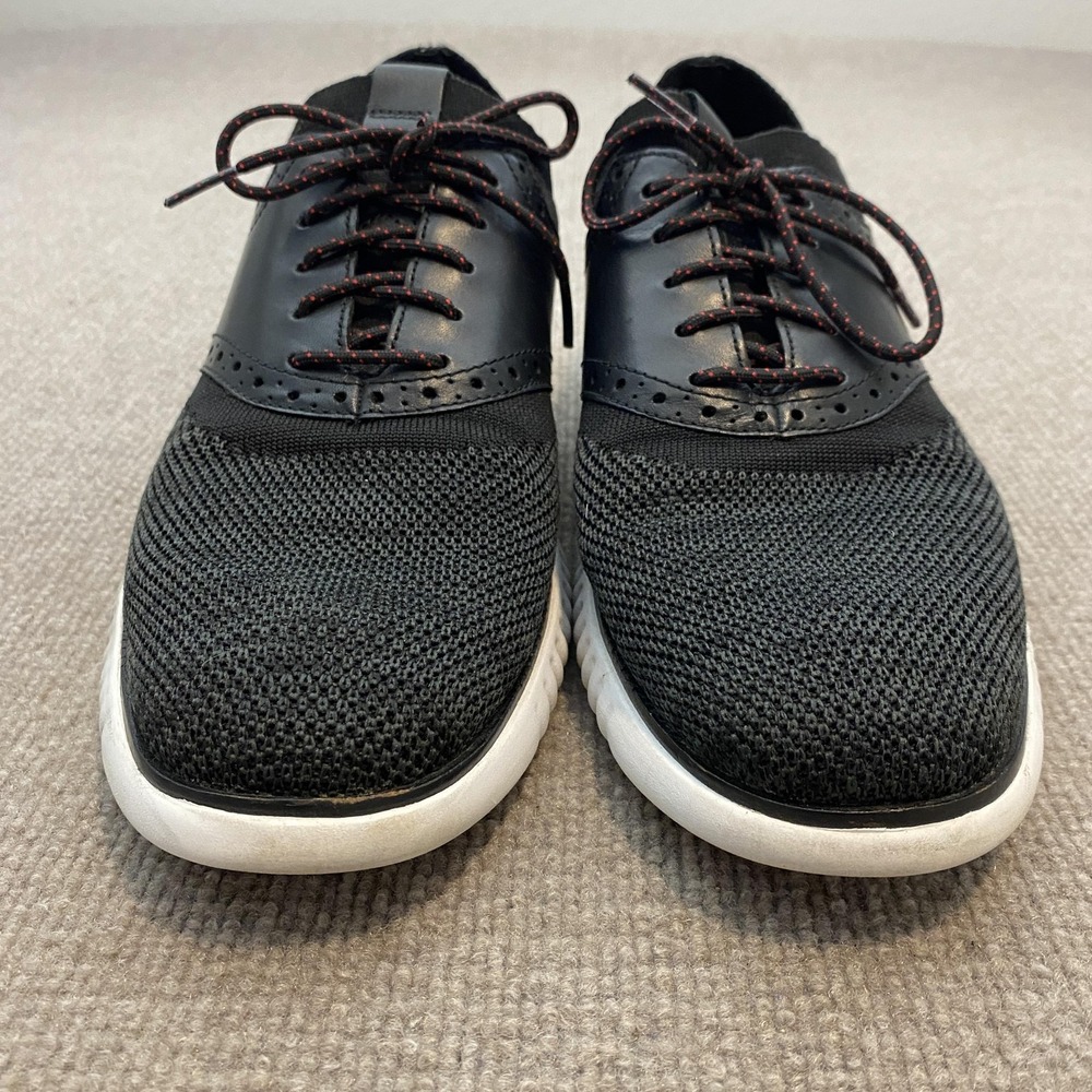 Cole Haan Zerogrand Shoes Mens Size 11.5 Black Knit Grand.OS Sneakers C25259 - Picture 5 of 11